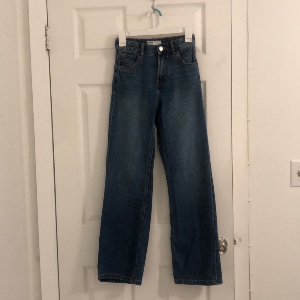 Wide leg jeans